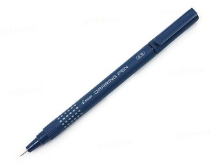Flomāsterpildspalva Pilot Drawing Pen, 0.16mm, melna