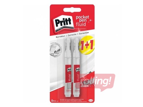 Korekcijas pildspalva Pritt, Pocket Pen, 8ml, 2 gab.