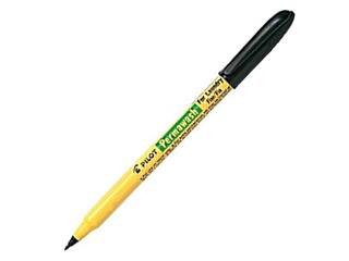 Noturīgais marķieris Pilot Permawash tekstilam, 0.6 mm, melns