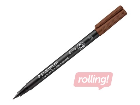Noturīgais marķieris Staedtler Lumocolor 313, brūns, 0.4mm