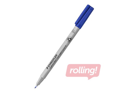 Marķieris Staedtler Lumocolor 316, zils, 0.6mm, nav permanents