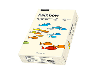 Papīrs Rainbow 03, A4, krēmkrāsas, 120g/m², 250 loksnes