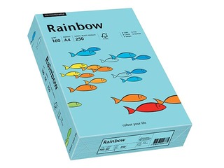 Papīrs Rainbow 84, A4, 160 g/m2, 250 loksnes, debess zils