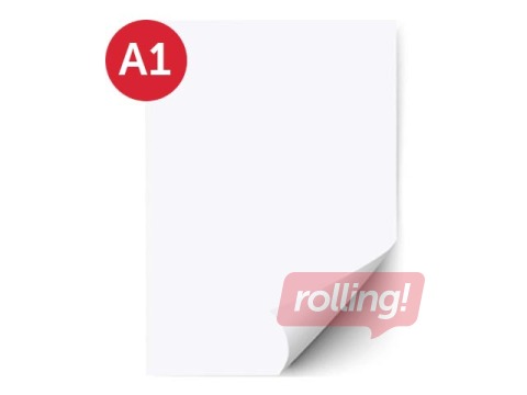 Kartons Happy Color, A1, balts, 35 loksnes