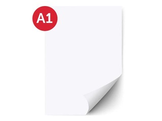 Kartons Happy Color, A1, balts, 35 loksnes