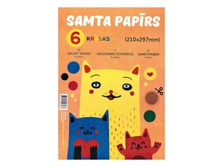 Samta papīrs, A5, 6 krāsas 