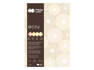 Dizaina papīrs Ecru, A4, 170g/m², 20 loksnes, 4 krāsas