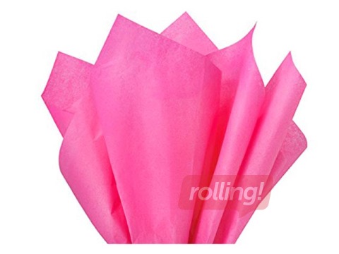 Zīdpapīrs dekoratīvais Rose vif 820, 18g/m², 50x75cm, 24 loksnes