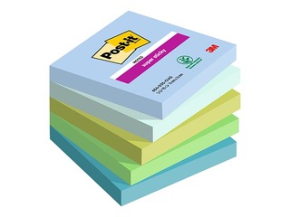 Līmlapiņas Post-It Super Sticky Oasis 76x76mm, 5x90 lapiņas + AKCIJA! Pērc līmlapiņas un saņem dāvanu!