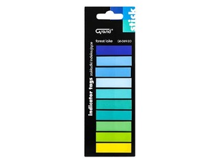 Marķēšanas indeksi Grand, plastikāta, dažādas krāsas, 11x45mm, 10х20 lapiņas