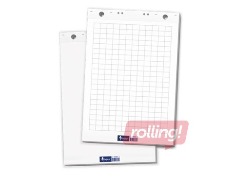 Papīra bloks Flipchart Forpus, balts, 65x100cm, 50 lapas 