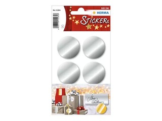Uzlīmes Herma Decor aplīši Ø 32 mm, sudraba
