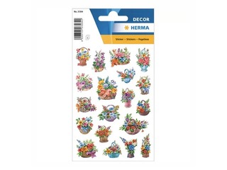 Uzlīmes Herma Decor, Flowers in basket, 3 lapas