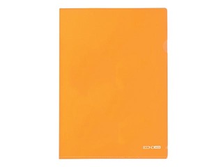 Mape - stūrītis Economix, A4, glancēta, 180 mic., oranža