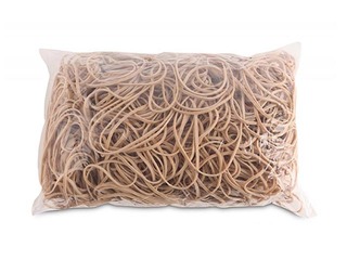 Naudas gumijas, bēšas, 60mm, 1kg