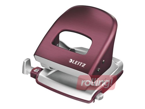 Caurumsitējs Leitz Style Metal, 30l., sarkans