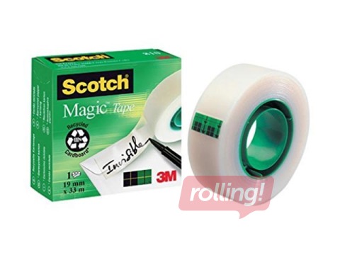 Līmlente 3M Scotch Magic 810, matēta, 19mm x 33m, 1 gab.