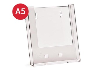 Bukletu turētājs A5, stiprināms pie sienas