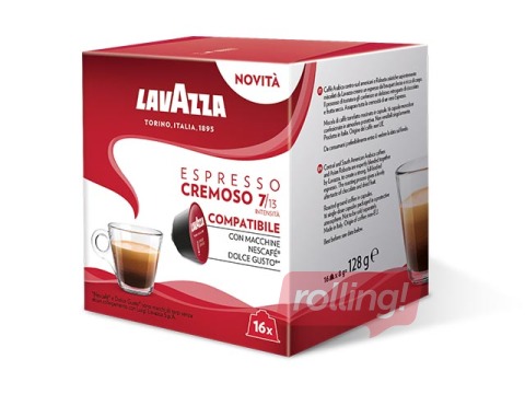 Kafijas kapsulas Lavazza Espresso Cremoso, Dolce Gusto, 16gab