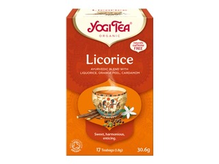 Tēja ajūrvēdas Bio Yogi tēja Lakrica, 17 pac.