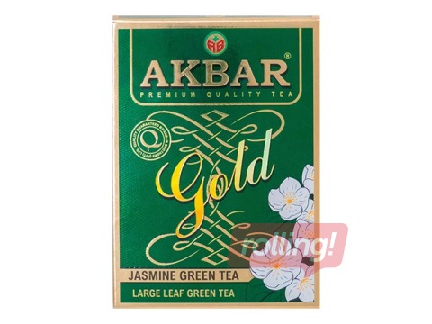 Tēja zaļā Akbar, jasmīnu, beramā, 100g