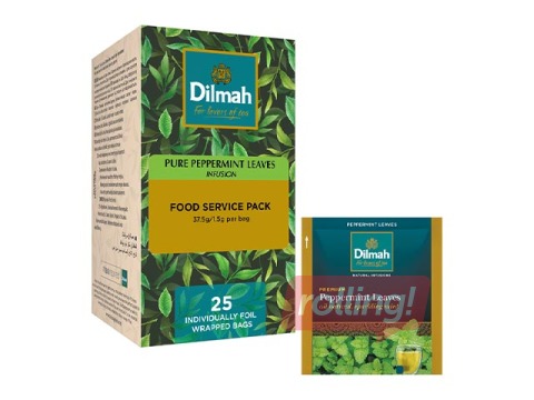 Zaļā tēja ar piparmētru garšu Pure, Dilmah, 25 pac.