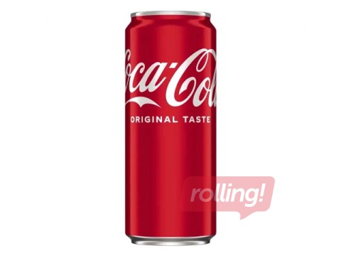 Gāzēts dzēriens Coca-Cola, skārdene, 330ml (Taras depozīts iekļauts cenā)