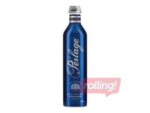 Minerālūdens Perlage, viegli gāzēts, alumīnija pudelē, 500ml (Taras depozīts iekļauts cenā)