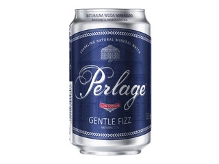 Minerālūdens Perlage, viegli gāzēts, skārdene, 330ml (Taras depozīts iekļauts cenā)