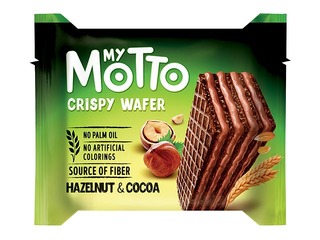 Vafeles ar lazdu riekstu un kakao garšu My Motto, 30 g 
