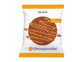 Vafeles Stroopwafel, ar karameļu pildījumu, 33g