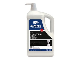 Industriālās šķidrās ziepes ar granulām Sanitec Industrial Soap Microgranules, 5l