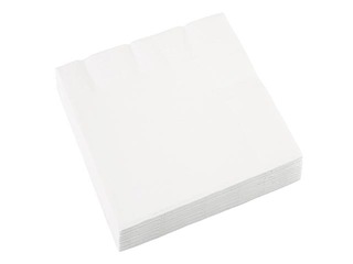 Salvetes Lenek, 24 x 24 cm, 400 gab, 1 kārta, baltas