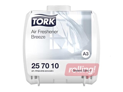 Gaisa atsvaidzinātāja rezerve Tork A3, Breeze, 32 ml