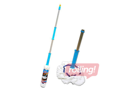 Grīdas mops Toro Twist, ar kātu, 145cm