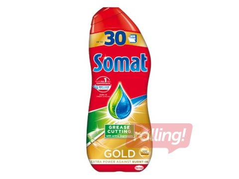 Trauku mazgāšanas želeja trauku mašīnām Somat Gold Anti-grease, 540ml