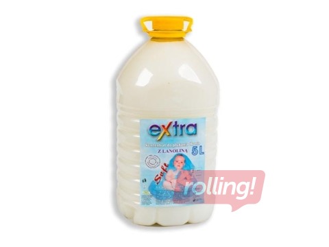 Veļas mīkstinātājs ar lanolīnu EXTRA, Spring freshness, 5l