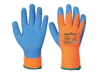 Darba cimdi lietošanai aukstumā Cold Grip, L izmērs, oranži/zili