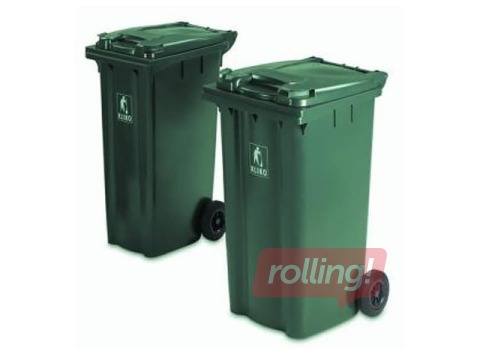 Atkritumu konteiners 240L, zaļš