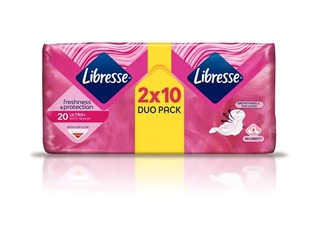 Higiēniskās paketes Libresse Ultra Duo, 20 gab.