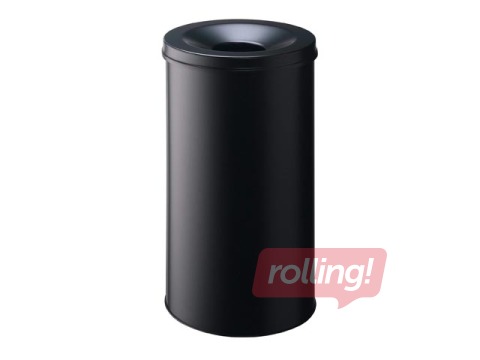 Atkritumu tvertne Durable, Safe, tērauda, melna, 60l