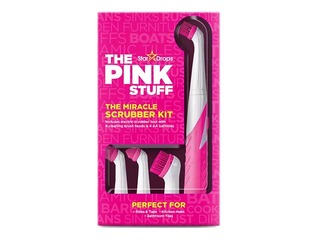 Elektriskā tīrīšanas birste ar 4 tīrīšanas uzgaļiem, The Pink Stuff