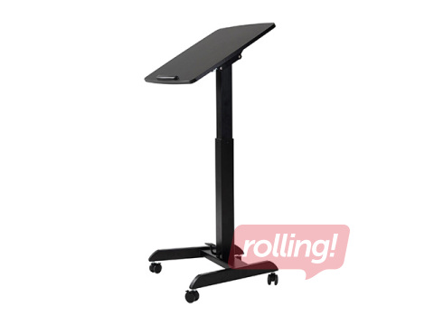 Galds ar regulējamo augstumu, Sun-Flex, Easydesk Pro, melns