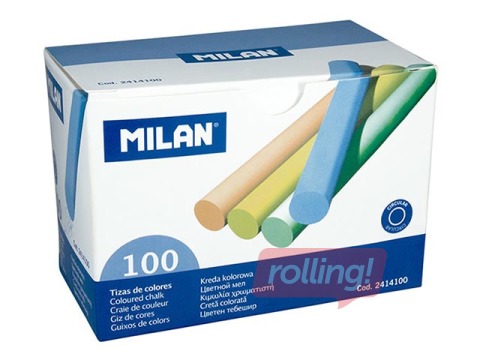 Krīts Milan, krāsains, 100 gab.