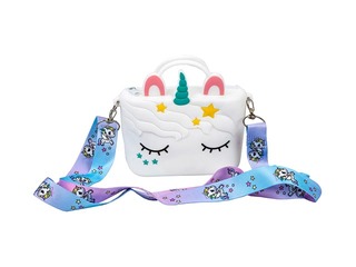 Somiņa - maks Unicorn, silikona, balta