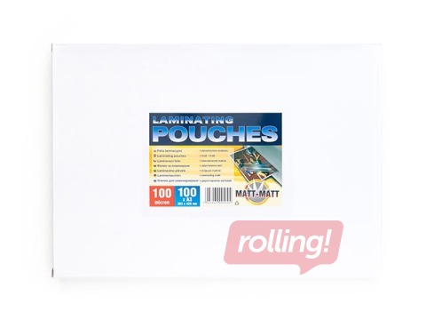 Laminēšanas plēves Argo, A3, 100 mic., 100 gab. matētas