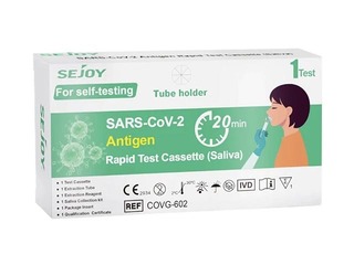 COVID-19 ātrais SARS-CoV-2 antigēna tests SEJOY, siekalu, 1 gab.