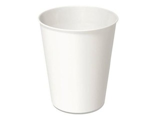 Glāzes papīra, baltas, ø80mm, 240ml, 50 gab.