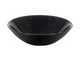 Bļoda Harena, stikla, melna, 16cm, 450ml