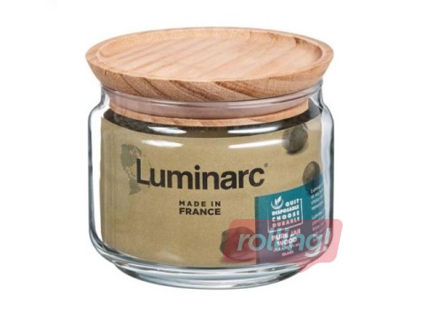 Uzglabāšanas trauks ar vāku PURE, Luminarc, 0.5l